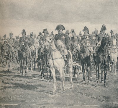 Napoleone e il suo staff, 1896 da Unbekannt