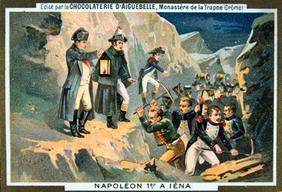 Napoleone alla Battaglia di Jena, 14 ottobre 1806, XIX secolo da Unbekannt