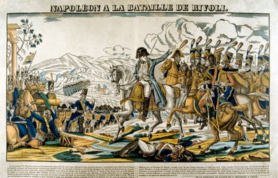 Napoleone alla battaglia di Rivoli, 14 gennaio 1797 da Unbekannt