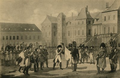 Partenza di Napoleone da Fontainebleau, 20 aprile 1814 da Unbekannt