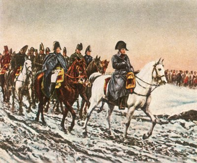 La Ritirata di Napoleone alla Berezina, 1812, 1936 da Unbekannt