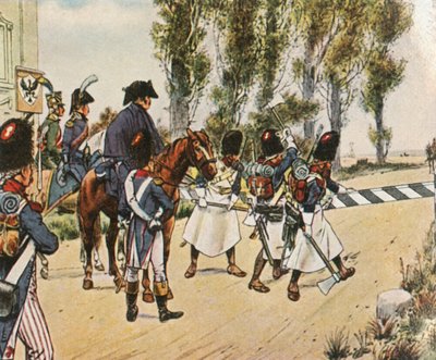 Truppe di Napoleone durante la guerra contro l