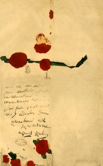 Il Testamento di Napoleone, 16 aprile 1821, 1921 da Unbekannt
