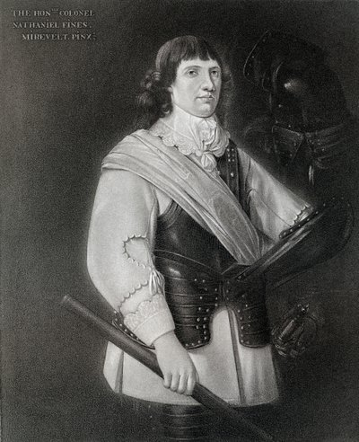 Nathaniel Fiennes, c1608-1669, politico inglese, XVII secolo, 1899 da Unbekannt