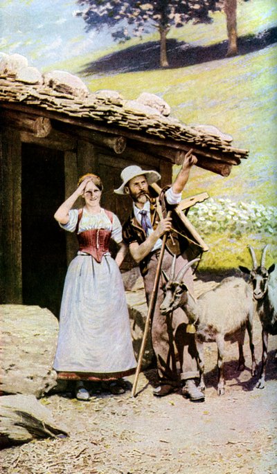 Nativi del Canton Berna, Svizzera, c. 1924 da Unbekannt