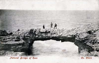 Ponte Naturale di Ross, Contea di Clare, Irlanda, 1906 da Unbekannt