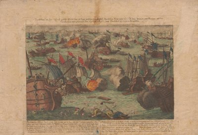 Battaglia navale tra la flotta russa e ottomana nel Mar Nero il 28 e 29 giugno 1788, 1788 da Unbekannt