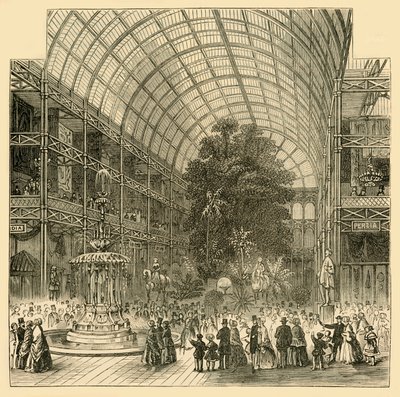 Navata della Grande Esposizione del 1851, c1876 da Unbekannt