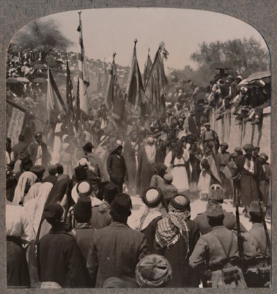 Processione di Nebi Musa, c1900 da Unbekannt