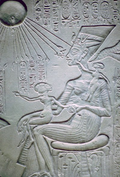 Nefertiti e due delle sue figlie da Unbekannt