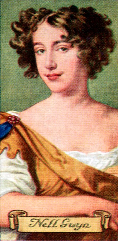 Nell Gwyn, da una serie di carte da sigarette, 1935 da Unbekannt