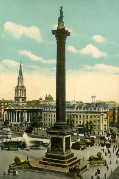 Colonna di Nelson e Trafalgar Square, Londra da Unbekannt