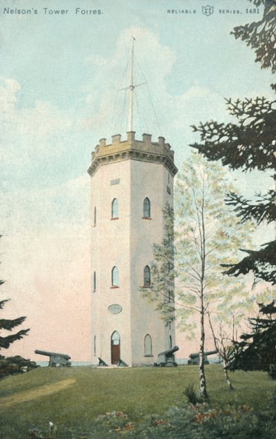 Torre di Nelson, Forres, fine 19°-inizio 20° secolo da Unbekannt