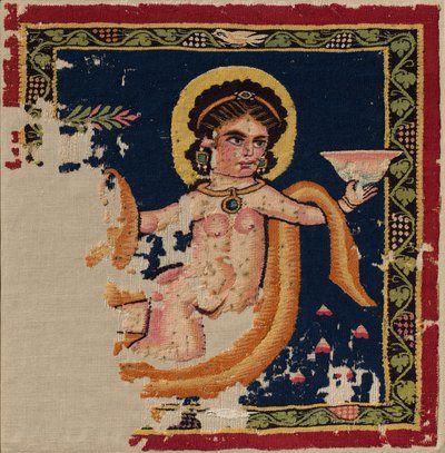 Nereide ninfa del mare da un arazzo, fine 300 - 400 da Unbekannt