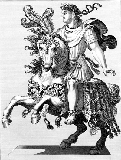 Nerone, imperatore romano del I secolo, 1850 da Unbekannt