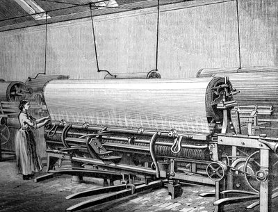 Telaio per reti nella fabbrica Stuarts da Unbekannt