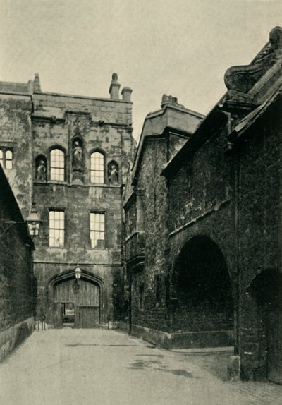 Porta e vicolo del New College, 1902 da Unbekannt
