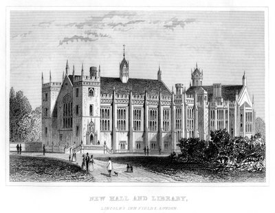 New Hall e Biblioteca, Lincolns Inn Fields, Londra da Unbekannt