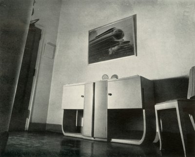 Attico di New York di Raymond Loewy, progettato da lui stesso - Ingresso, 1937 da Unbekannt