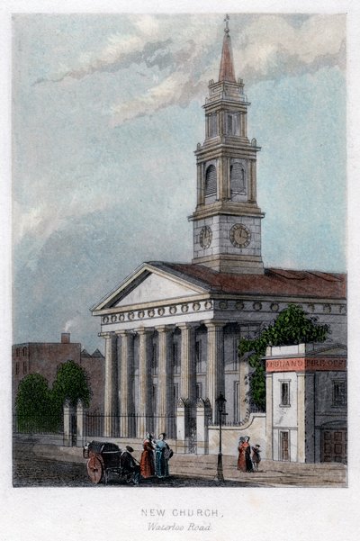 Nuova chiesa, Waterloo Road, Londra da Unbekannt