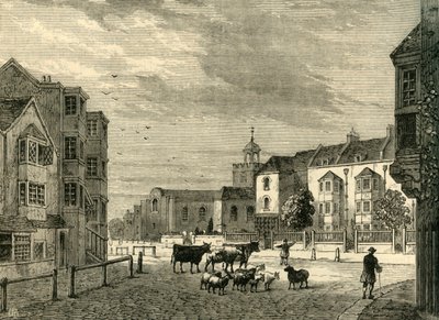 Newington Butts nel 1820, c1878 da Unbekannt