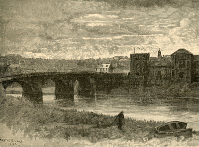Ponte e castello di Newport, 1898 da Unbekannt