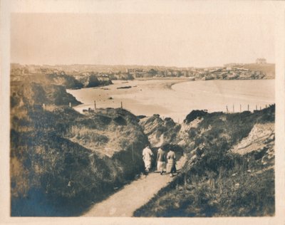 Sentiero della scogliera di Newquay verso la spiaggia di Tolcarne da Unbekannt