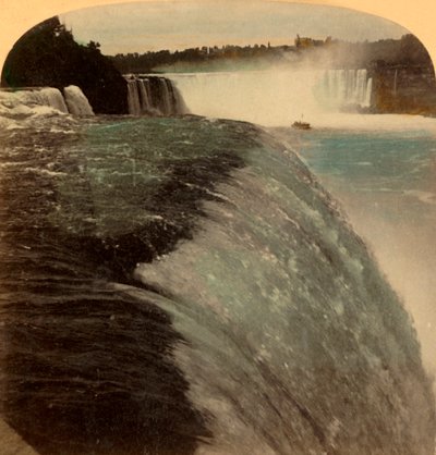 Cascate del Niagara da Prospect Point, USA, 1894 da Unbekannt