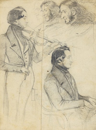 Niccolò Paganini 1782-1840 da Unbekannt