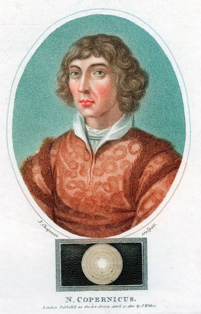 Niccolò Copernico, astronomo polacco, 1802 da Unbekannt