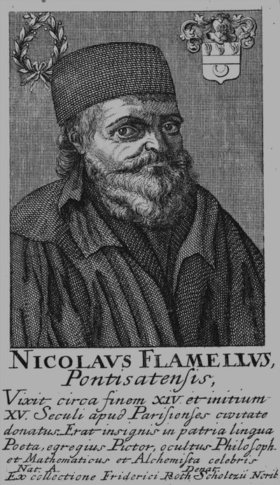 Nicolas Flamel 1330-1418 da Unbekannt