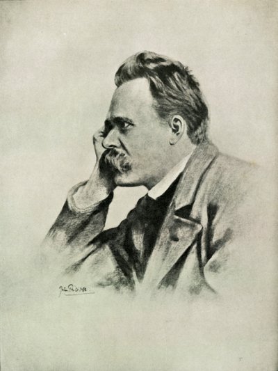 Nietzsche, 1919 da Unbekannt