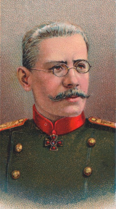 Nikolai Vladimirovich Ruzsky 1854-1918, generale russo della Prima Guerra Mondiale, 1917 da Unbekannt
