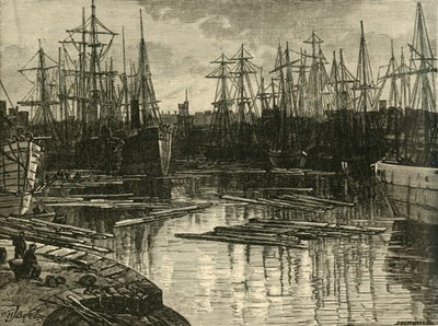 North Dock, Swansea, 1898 da Unbekannt