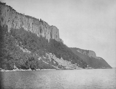 Estremità settentrionale delle Palisades, fiume Hudson da Unbekannt