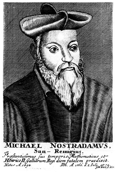 Nostradamus, medico e astrologo francese del XVI secolo, 1725 da Unbekannt