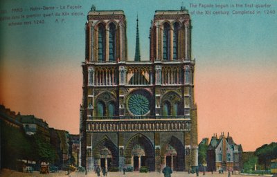 Cattedrale di Notre-Dame, Parigi, c1920 da Unbekannt