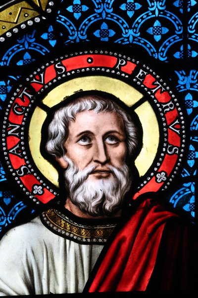 Collegiata di Notre-Dame Saint-Lazare, Vetrata, San Pietro, Avallon, Francia da Unbekannt