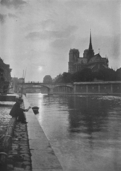Notre Dame dal fiume, Parigi, 1924 da Unbekannt