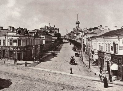 Via Novaya Basmannaya, Mosca, Russia, anni 1880 da Unbekannt