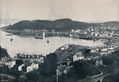 Oban - La città e la baia, 1895 da Unbekannt