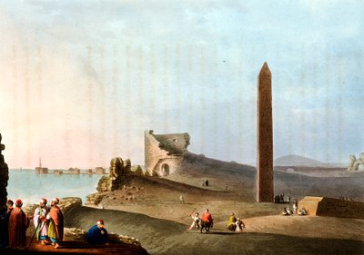 Obelischi ad Alessandria chiamati Aghi di Cleopatra, 1802 da Unbekannt