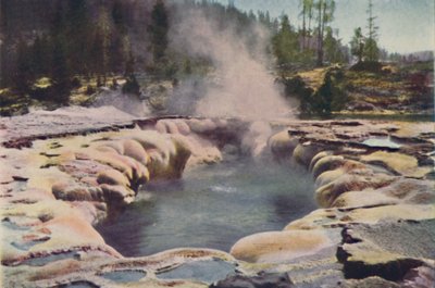 Oblong Geyser, Parco di Yellowstone, 1916 da Unbekannt
