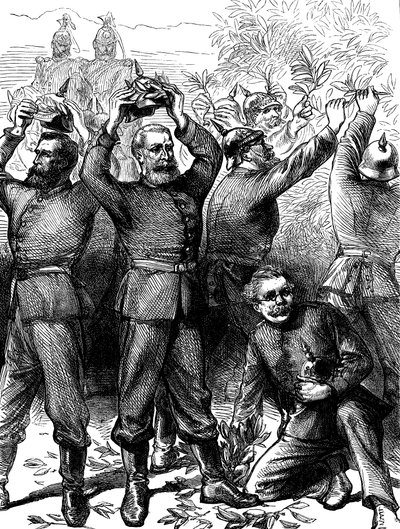 Occupazione di Parigi da parte dei tedeschi dopo la guerra franco-prussiana da Unbekannt