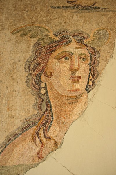 Oceano e Teti, mosaico da Iskenderum, Turchia da Unbekannt