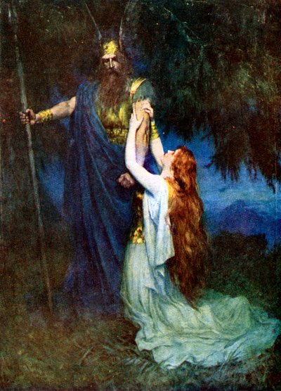 Odino e Brunilde da Unbekannt