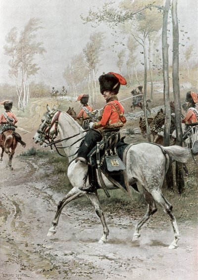 Ufficiale degli Ussari, 1889 da Unbekannt