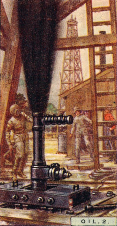 Petrolio, 2. - Controllo di un pozzo, USA, 1928 da Unbekannt
