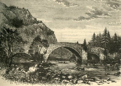 Vecchio ponte a Invercauld, 1898 da Unbekannt