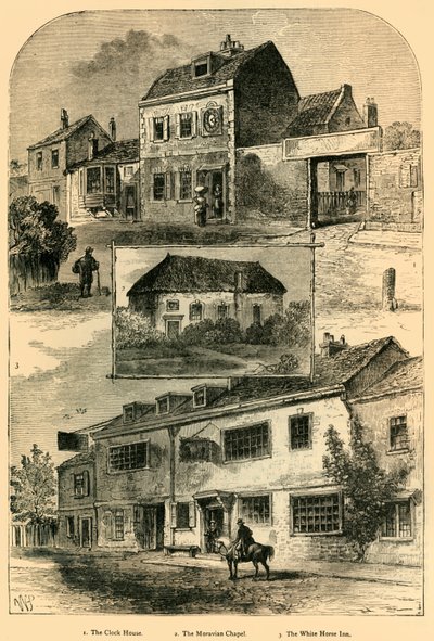 Vecchia Chelsea nel 1750, c1876 da Unbekannt